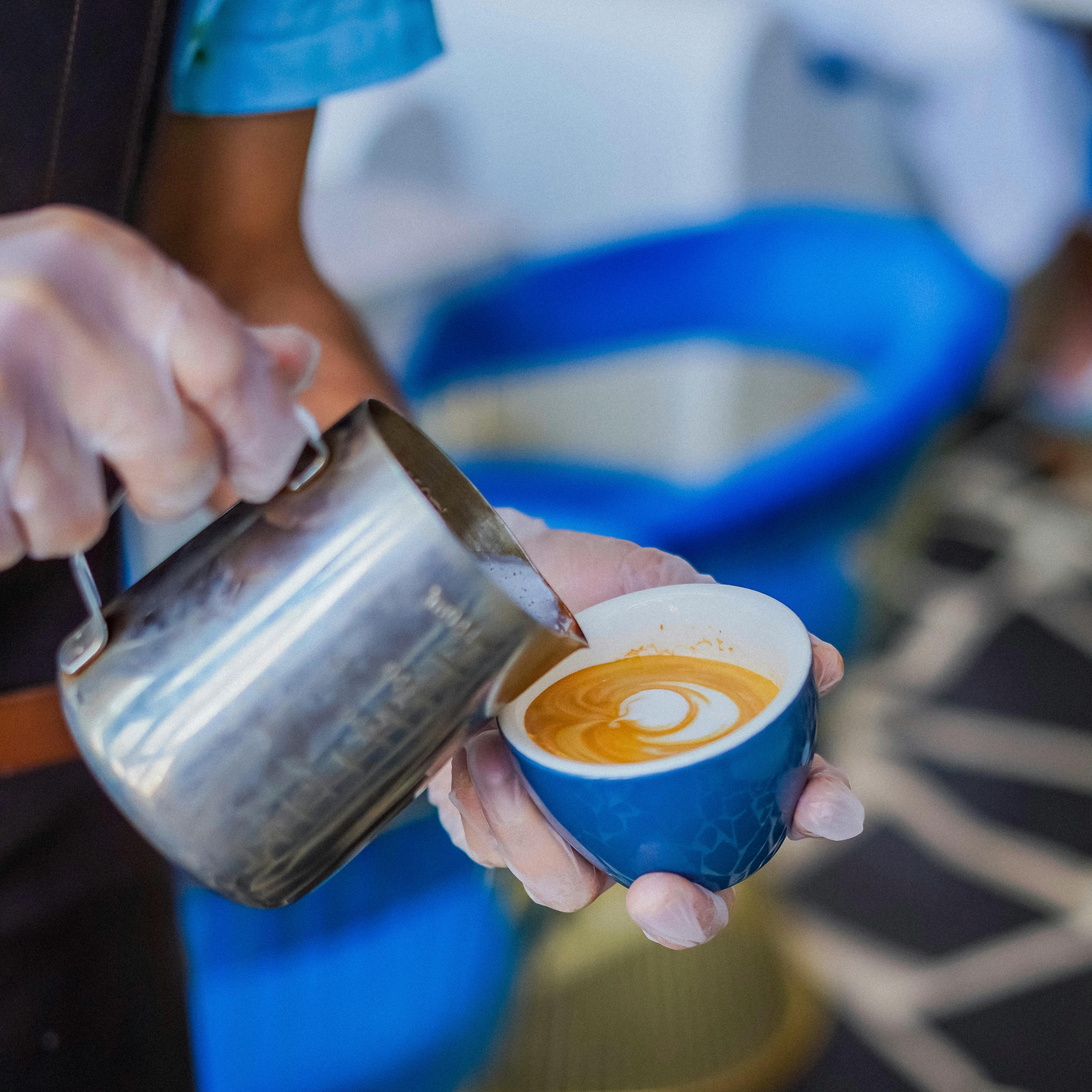 Coffee being poured